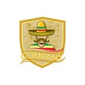 Mexico hat logo , mexican logo vector