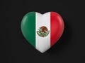 Mexico heart flag