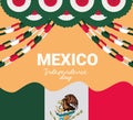 mexico independence card