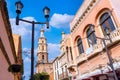 Mexico, Leon Cathedral Basilica near central plaza of Martyrs one of main city tourism attractions Royalty Free Stock Photo