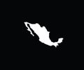 Mexico map country shape