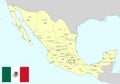 Mexico map - cdr format