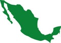 Mexico map vector