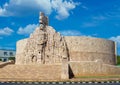 Mexico, Merida, an iconic Homeland Monument, Monumento a la Patria on Paseo de Montejo