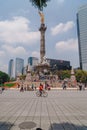 Walk in Mexico City on a Sunday in the big city Royalty Free Stock Photo