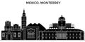 Mexico, Monterrey architecture urban skyline