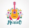 Mexico music and food elements