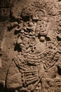 Mexico Oaxaca Santo Domingo monastery museum aztec stella king w Royalty Free Stock Photo