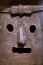 Mexico Oaxaca Santo Domingo monastery museum pottery detail zapotec mask Royalty Free Stock Photo