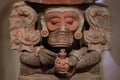Mexico Oaxaca Santo Domingo monastery museum zapotec deity figure Royalty Free Stock Photo
