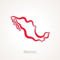 Mexico - Outline Map