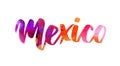 Mexico - painted hanlettering