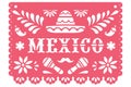 Mexico Papel Picado Banner