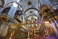 Mexico, Puebla-18 April, 2018: Landmark Central Puebla Cathedral Catedral Basilica de Puebla Royalty Free Stock Photo