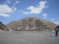 Mexico, pyramids of Teutihuacan. Pyramid of the saun