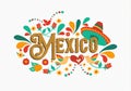 Mexico quote greeting card for mexican holiday