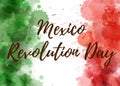 Mexico Revolution Day.