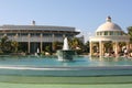 Mexico riviera maya iberostar grand paraiso pool Royalty Free Stock Photo