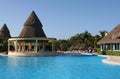 Mexico riviera maya iberostar paraiso lindo pool Royalty Free Stock Photo