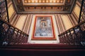 MEXICO - SEPTEMBER 24: Classic painting inside of Juarez Theater