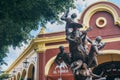 MEXICO - SEPTEMBER 25: Statue of mariachi band, September 25, 2017 in Tlaquepaque, Mexico.