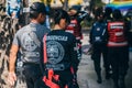 MEXICO - SEPTEMBER 20: Team of rescuers walking on the street the day after the earthquake