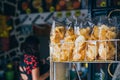 MEXICO - SEPTEMBER 20: Traditional Mexican snacks being sold at a street store