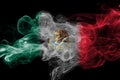 Mexico national smoke flag