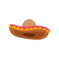 mexico sombrero cartoon vector illustration