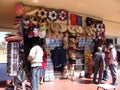 Mexico. Teotihuacan pyramids. Market of Souvenirs