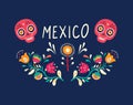 Colorful Mexican design.