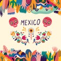 Colorful Mexican design.