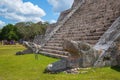 Mexico, Cancun. Mexico,  Mayan pyramid of Kukulcan El Castillo, ancient site. Royalty Free Stock Photo