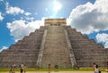 Mexico, Cancun. Mexico,  Mayan pyramid of Kukulcan El Castillo, ancient site. Royalty Free Stock Photo