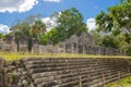 Mexico, Cancun. Chichen ItzÃÂ¡, Ruins of the Warriors temple. Originally created with One Thousand columns Royalty Free Stock Photo