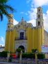 Mexico, Yucatan, Merida,  Church Saint John Baptist Royalty Free Stock Photo