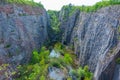 Mexiko quarry in Czech republic Royalty Free Stock Photo