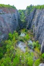 Mexiko quarry in Czech republic Royalty Free Stock Photo