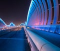 Meydan Bridge at night