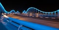 Meydan bridge at night