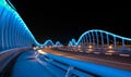 Meydan bridge at night