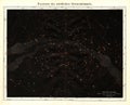 1875 Meyer Antique Astronomy Star Map of the North sky Royalty Free Stock Photo