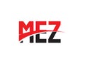 MEZ Letter Initial Logo Design Royalty Free Stock Photo