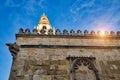 Mezquita Cathedral  at a  bright sunny day in the heart of historic center of Cordoba Royalty Free Stock Photo