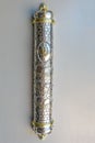 Mezuzah - Jewish Door keeper. Mezuzah hangs on the door frame.