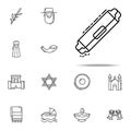 Mezuzah icon. Judaism icons universal set for web and mobile Royalty Free Stock Photo