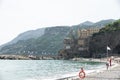 Mezzacapo Castle In Maiori, Amalfi Coast, Campania, Italy