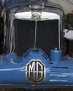 MG, logo on classic sport car