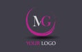 MG M G Letter Logo Design