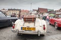 MG 1600, rear view, retro design car. Exhibition of vintage cars Royalty Free Stock Photo